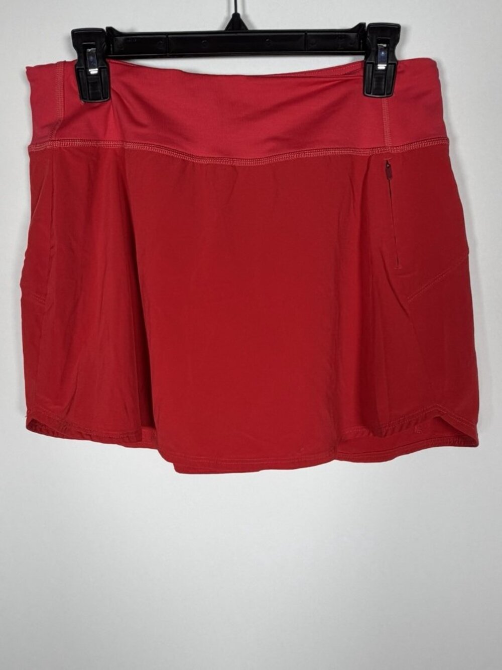 Outdoor Voices red athletic athleisure 4" running skort lightweight L